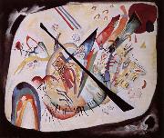Wassily Kandinsky Feher ovalis France oil painting artist
